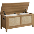 39.4" Rattan Bedroom Storage Bench