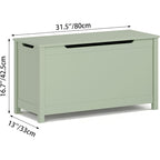 Sage Kids Wooden Toy Chest Bench with Safety Lid