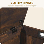 29.9" Storage Bench with Cut‑Out Handles