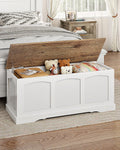 39.4" Storage Chest Bench with Safety Hinge
